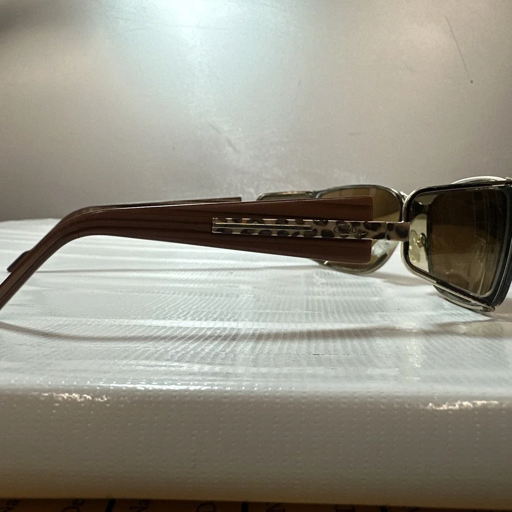 Vintage Cazal 954 Sunglasses FRAMES 529 Brown Leopard  Black Wrap J595
